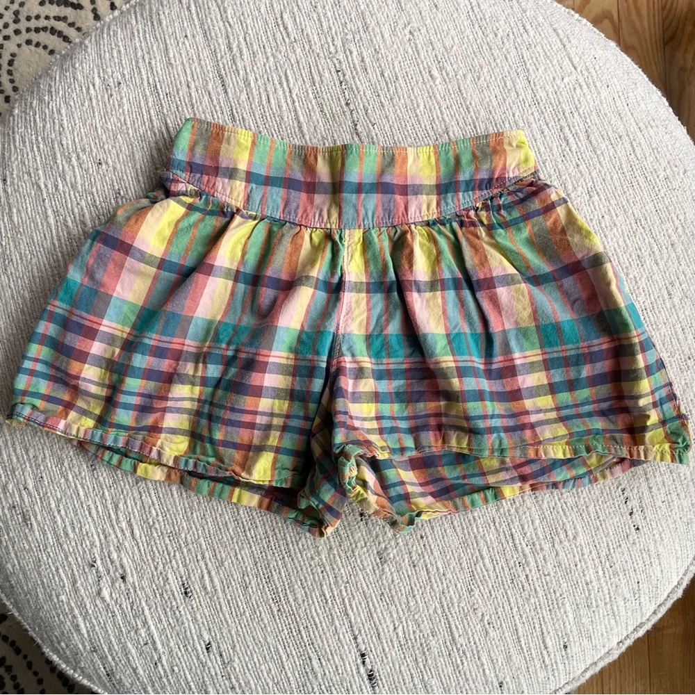 Tea Collection Multicolor Plaid Girls' Shorts